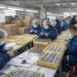 eyewear quality control before shipment at LI&NUNG factory