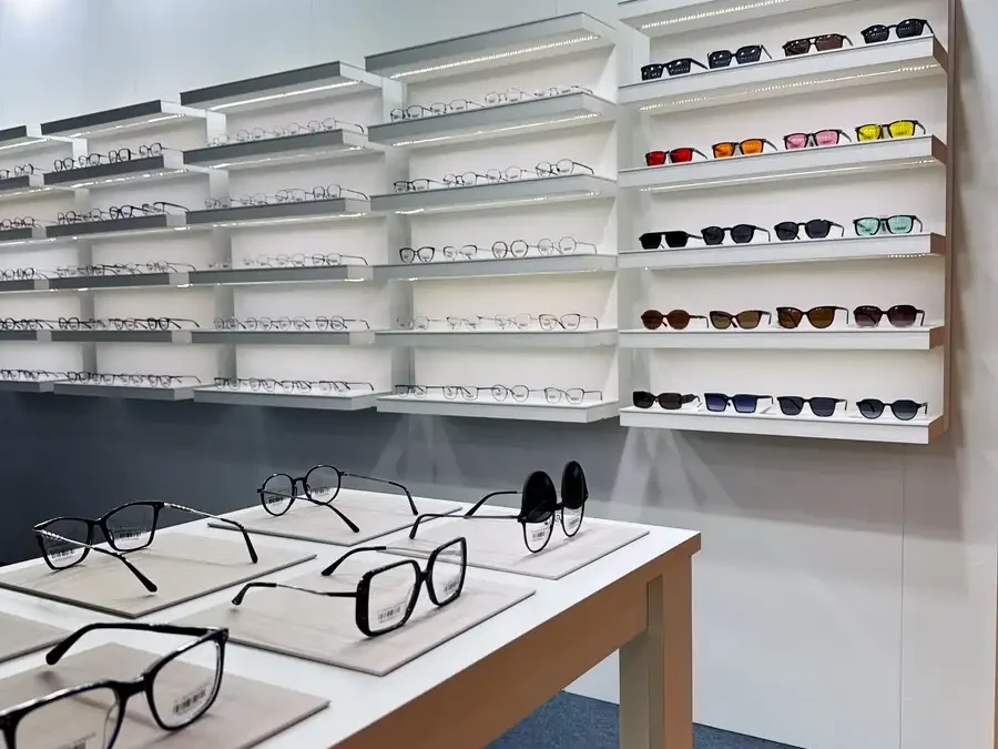LI&NUNG optical frames display at MIDO 2026 Day 1 in Milan