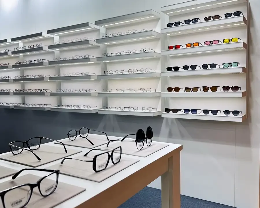 LI&NUNG optical frames display at MIDO 2026 Day 1 in Milan